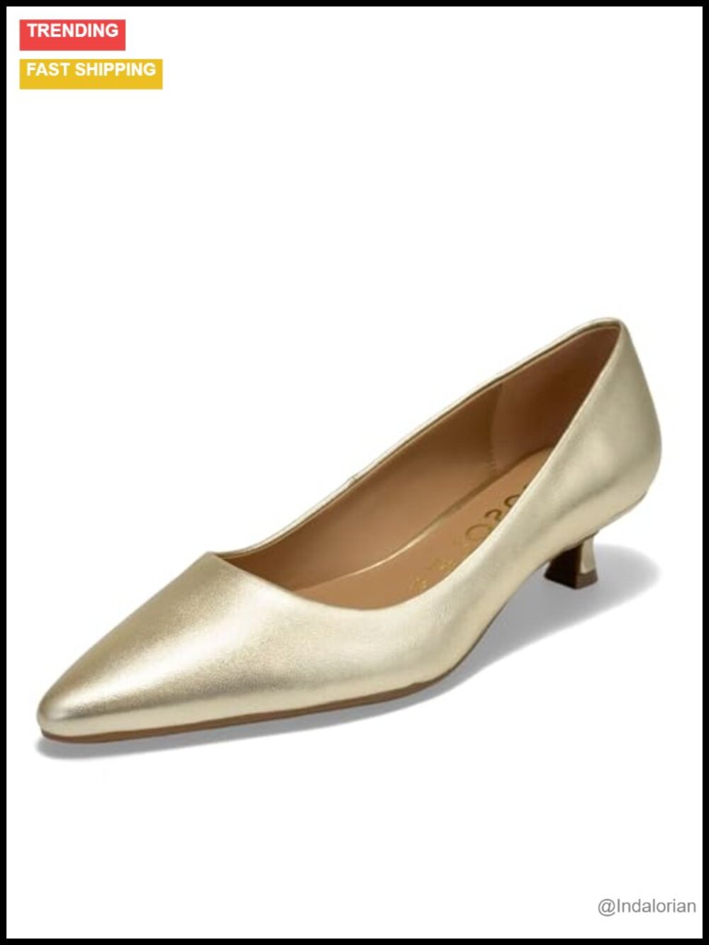 Aerosoles Rana Kitten Heel Pointed Toe Slip-On Pump